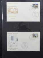 Berlin Sammlung FDCs auf selbstgestalteten Seiten #MA101