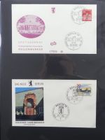 Berlin Sammlung FDCs auf selbstgestalteten Seiten #MA101