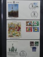 Berlin Sammlung FDCs auf selbstgestalteten Seiten #MA101