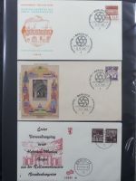 Berlin Sammlung FDCs auf selbstgestalteten Seiten #MA101