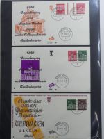 Berlin Sammlung FDCs auf selbstgestalteten Seiten #MA101