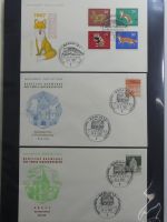 Berlin Sammlung FDCs auf selbstgestalteten Seiten #MA101