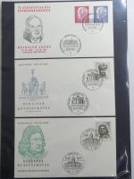 Berlin Sammlung FDCs auf selbstgestalteten Seiten #MA101