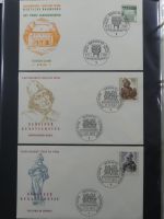 Berlin Sammlung FDCs auf selbstgestalteten Seiten #MA101