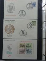 Berlin Sammlung FDCs auf selbstgestalteten Seiten #MA101