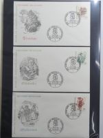 Berlin Sammlung FDCs auf selbstgestalteten Seiten #MA101