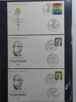 Berlin Sammlung FDCs auf selbstgestalteten Seiten #MA101