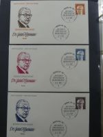 Berlin Sammlung FDCs auf selbstgestalteten Seiten #MA101