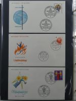 Berlin Sammlung FDCs auf selbstgestalteten Seiten #MA101