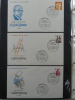 Berlin Sammlung FDCs auf selbstgestalteten Seiten #MA101