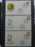 Berlin Sammlung FDCs auf selbstgestalteten Seiten #MA101