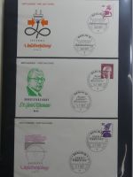 Berlin Sammlung FDCs auf selbstgestalteten Seiten #MA101