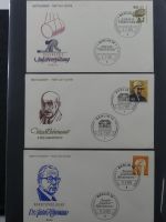 Berlin Sammlung FDCs auf selbstgestalteten Seiten #MA101