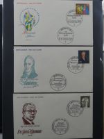 Berlin Sammlung FDCs auf selbstgestalteten Seiten #MA101