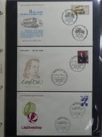 Berlin Sammlung FDCs auf selbstgestalteten Seiten #MA101