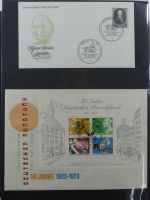 Berlin Sammlung FDCs auf selbstgestalteten Seiten #MA101