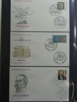 Berlin Sammlung FDCs auf selbstgestalteten Seiten #MA101