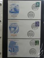 Berlin Sammlung FDCs auf selbstgestalteten Seiten #MA101