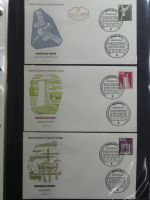 Berlin Sammlung FDCs auf selbstgestalteten Seiten #MA101