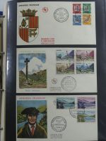 Andorra Sammlung FDCs mit Besseren auf selbstgestalteten Seiten #MA103