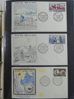 Andorra Sammlung FDCs mit Besseren auf selbstgestalteten Seiten #MA103