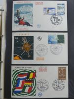 Andorra Sammlung FDCs mit Besseren auf selbstgestalteten Seiten #MA103