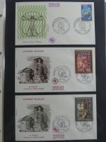 Andorra Sammlung FDCs mit Besseren auf selbstgestalteten Seiten #MA103