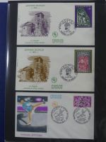 Andorra Sammlung FDCs mit Besseren auf selbstgestalteten Seiten #MA103