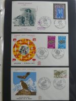 Andorra Sammlung FDCs mit Besseren auf selbstgestalteten Seiten #MA103