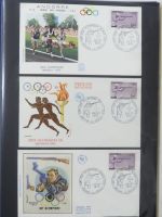 Andorra Sammlung FDCs mit Besseren auf selbstgestalteten Seiten #MA103