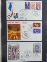 Andorra Sammlung FDCs mit Besseren auf selbstgestalteten Seiten #MA103