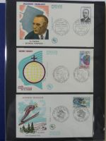 Andorra Sammlung FDCs mit Besseren auf selbstgestalteten Seiten #MA103