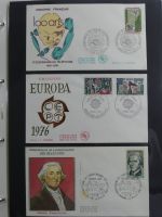 Andorra Sammlung FDCs mit Besseren auf selbstgestalteten Seiten #MA103