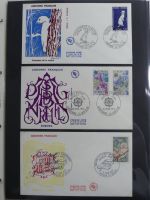 Andorra Sammlung FDCs mit Besseren auf selbstgestalteten Seiten #MA103