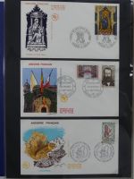 Andorra Sammlung FDCs mit Besseren auf selbstgestalteten Seiten #MA103