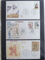 Andorra Sammlung FDCs mit Besseren auf selbstgestalteten Seiten #MA103