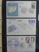 Andorra Sammlung FDCs mit Besseren auf selbstgestalteten Seiten #MA103