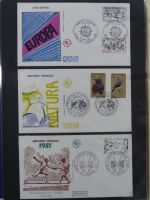 Andorra Sammlung FDCs mit Besseren auf selbstgestalteten Seiten #MA103