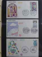 Andorra Sammlung FDCs mit Besseren auf selbstgestalteten Seiten #MA103