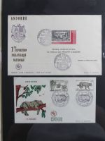 Andorra Sammlung FDCs mit Besseren auf selbstgestalteten Seiten #MA103