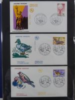 Andorra Sammlung FDCs mit Besseren auf selbstgestalteten Seiten #MA103