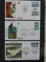 Andorra Sammlung FDCs mit Besseren auf selbstgestalteten Seiten #MA103