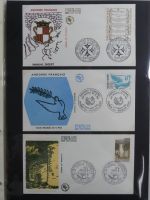 Andorra Sammlung FDCs mit Besseren auf selbstgestalteten Seiten #MA103