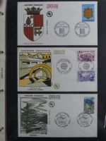 Andorra Sammlung FDCs mit Besseren auf selbstgestalteten Seiten #MA103