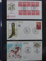 Andorra Sammlung FDCs mit Besseren auf selbstgestalteten Seiten #MA103