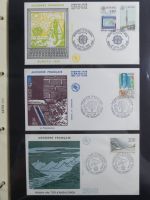 Andorra Sammlung FDCs mit Besseren auf selbstgestalteten Seiten #MA103