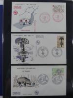 Andorra Sammlung FDCs mit Besseren auf selbstgestalteten Seiten #MA103