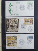 Andorra Sammlung FDCs mit Besseren auf selbstgestalteten Seiten #MA103