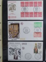 Andorra Sammlung FDCs mit Besseren auf selbstgestalteten Seiten #MA103