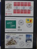 Andorra Sammlung FDCs mit Besseren auf selbstgestalteten Seiten #MA103